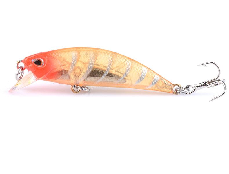 1pc 5g 5cm Minnow Fishing Lures Full Water Artificial Small Bait Wobbler Fake Hrad Bait for Carp Fishing Tackle Pesca Accesories