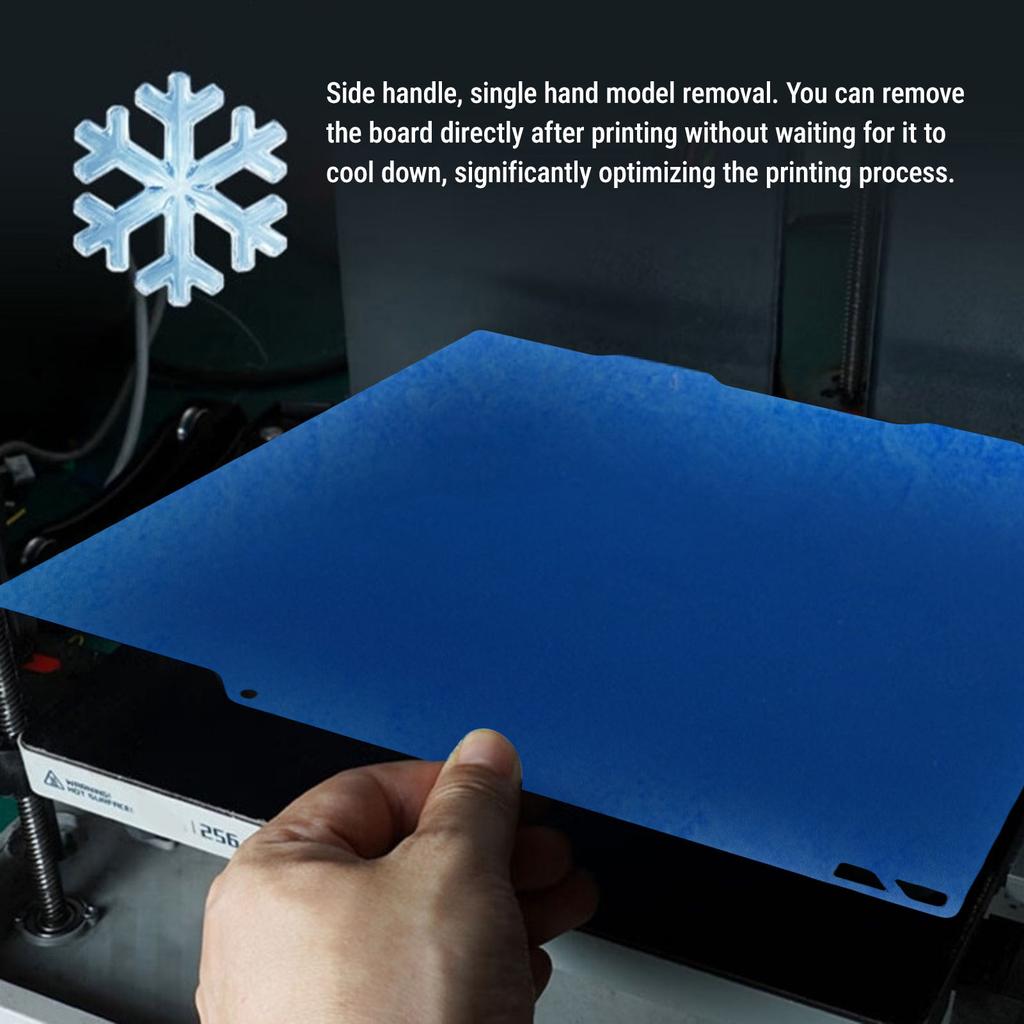 3D Printer Cool Plate Fit for Bambu Lab A1 Mini Low Temperature Cold Build 2 Sided Textured Printing Board Sheet Bed Platform Matte Glossy 184x184mm