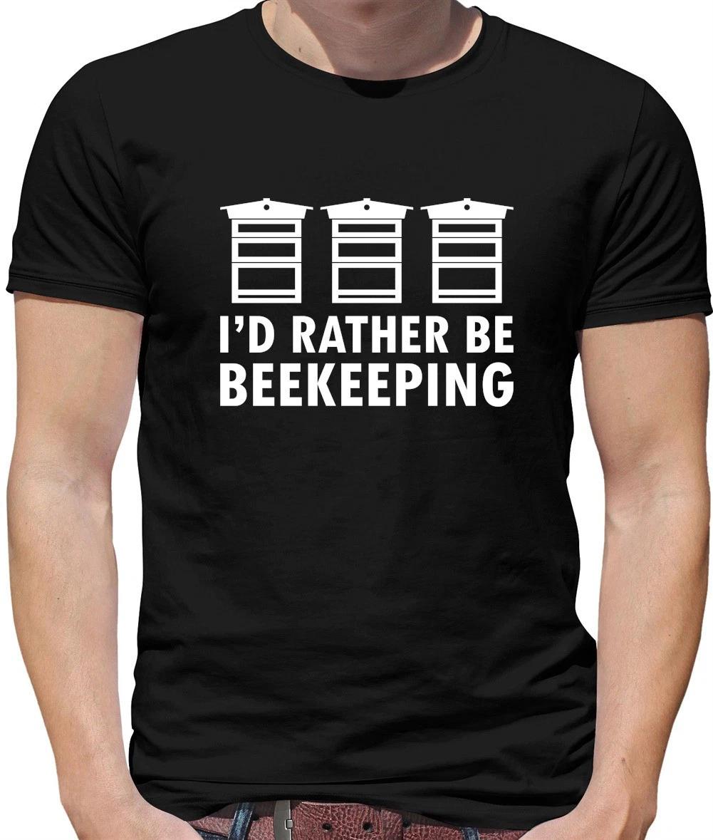 I d Rather Be Bee Keeping - Mens T-Shirt - Beekeeper Bee Bees Keeper XL