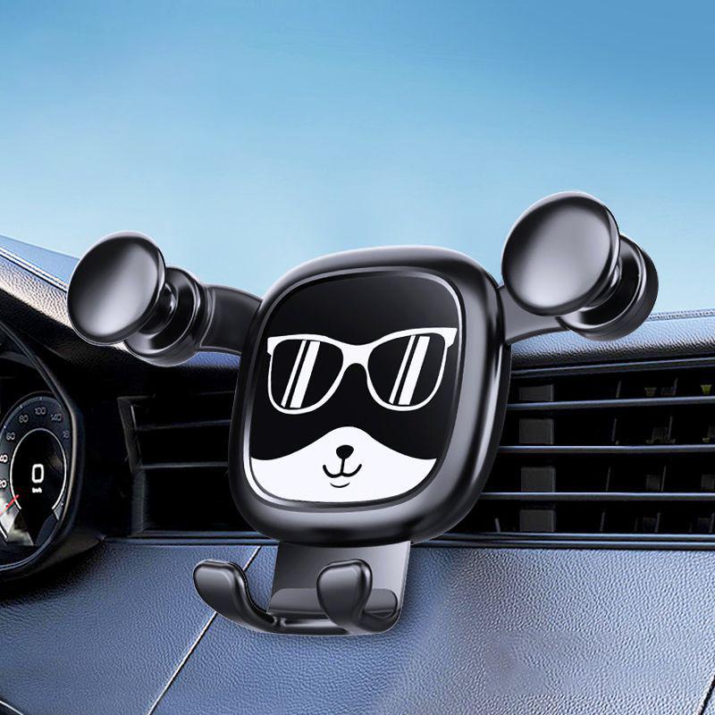 Stable Anti-shake Car Air Outlet Mobile Phone Holder Cartoon Creative Cell Phone Stand Support Compatible For Iphone Samsung Huawei Xiaomi