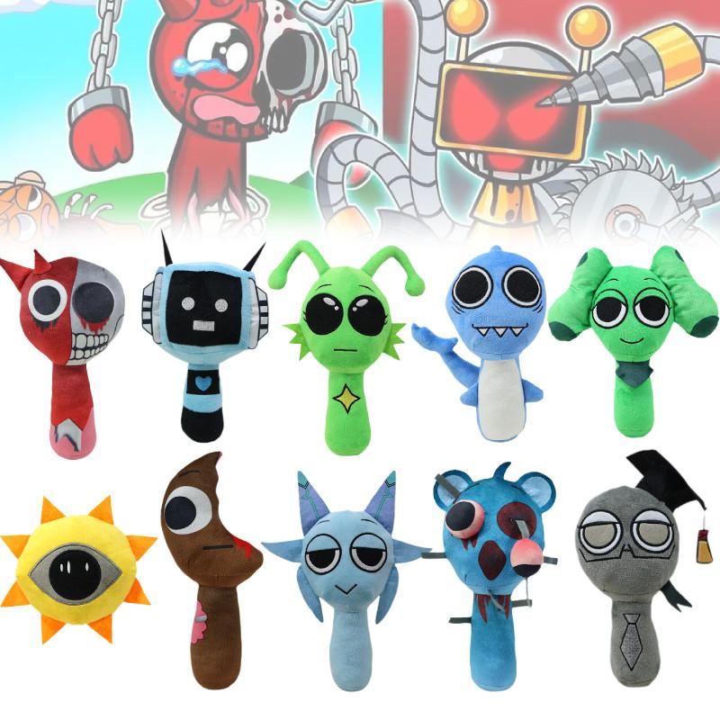Sprunki Plush Incredibox Toy Cartoon Stuffed Animal Doll Kids Collection Gift