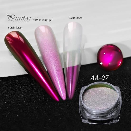 Sombra em pó espelhada, brilhante, deslumbrante, fácil de aplicar, sombra em pó que muda de cor, acessórios femininos