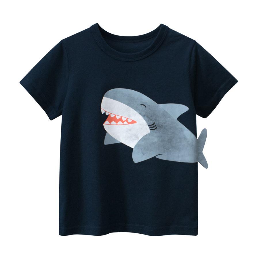 27kids Koreanischer Stil Kurzarm Kinder T-Shirt - Neue Sommerankunft für Jungen