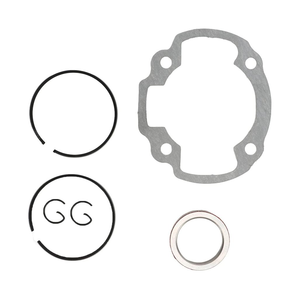 Cylinder Piston Kit, 11pcs Proof 47mm Bore Impact Resistant Top End Rebuild Kit for Dio50 ZX50 AF34 AF35 70cc