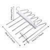 Hanging Hole Foldable Pants Hangers Stainless Steel Multifunctional Trouser Rack  Jeans