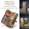 CaseMe Flip Leather Phone Case For Samsung Galaxy S26 Ultra S25 Edge S24 FE S23 S22 S21 S20 Plus S10 Note 20 Ultra Zipper Wallet Card Bag Cover Coque