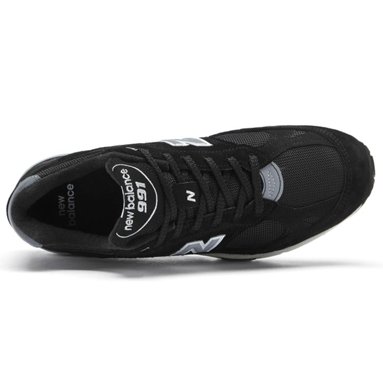New Balance 991 Made In England Black Silver Men Sneakers M991EKS