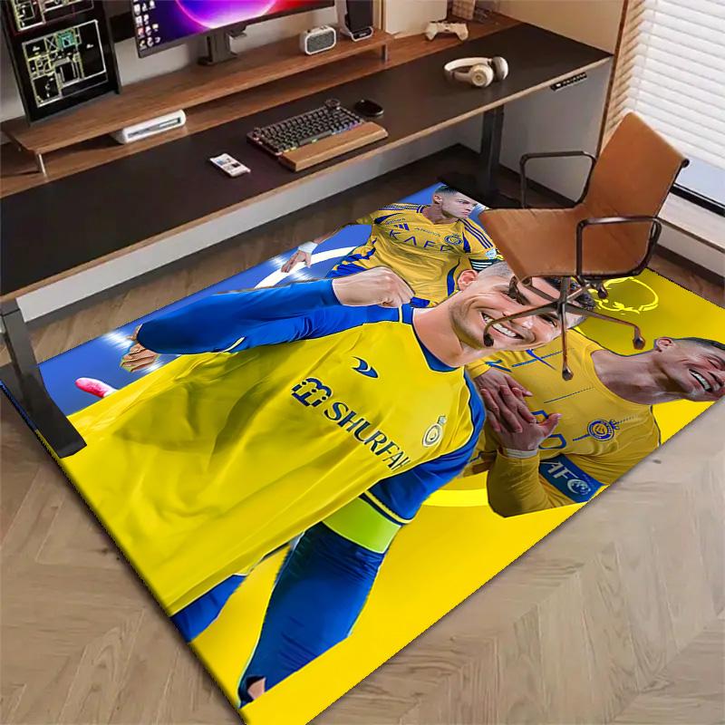 1pc Number 7 Soccer Design Printed Area Rug Carpet for Bedroom Living Room Home Decor Rugs Mat Non Slip Mat Rug for Bedside