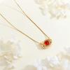 Jewelry Eyes Clavicle Chain Adjustable Glass Sweater Chain Cool Demon Eyes Necklace  Hipster