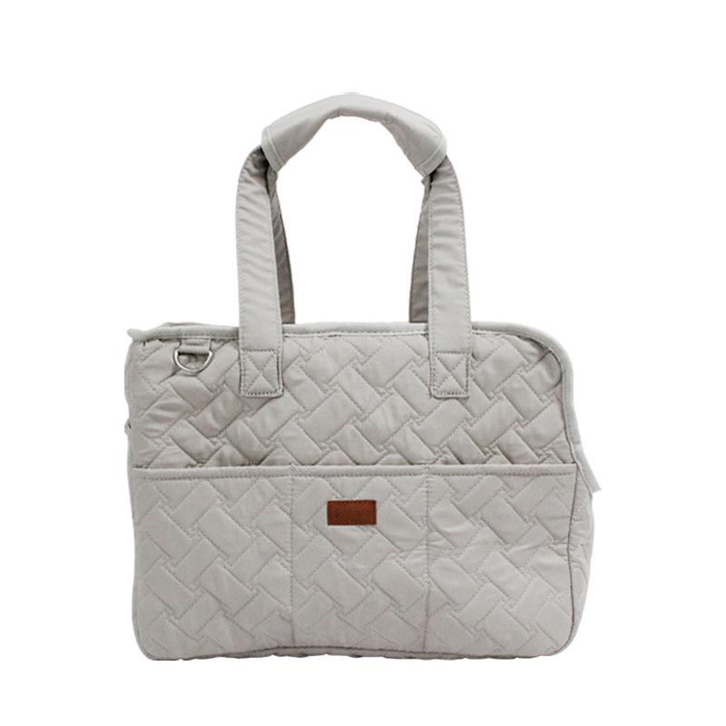 Bestselling Fashion Diamond Lattice Outdoor Portable Large Capacity Breathable Pet Shoulder Bag