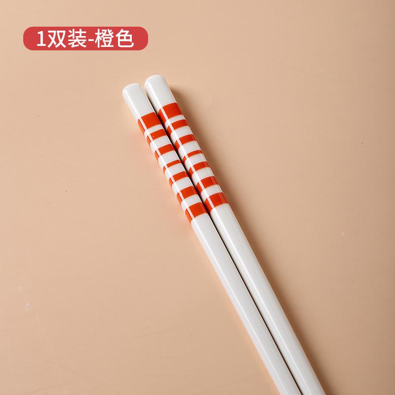 Reusable Ceramic Japanese Style Chopsticks Resistance Anti-Slip Tableware Kitchen Tool Long Chopsticks Chopstick Tableware Gifts