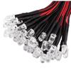 3mm 5mm Vorverdrahtete LED-Diode RGB Zweifarbig Kathode Anode 20cm Draht 2V/3V/5V/6V/9V/12V/24V Hohe Intensität Helligkeit DIY Hobby