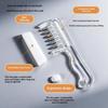 Unisex Transparent Essential Oil Massage Comb Reservoir Rolling Teeth Ergonomic Design for Comfortable Scalp Massage