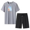 Men's Quick-Dry Fitness Suit: Short Sleeve & Shorts for Marathon Training