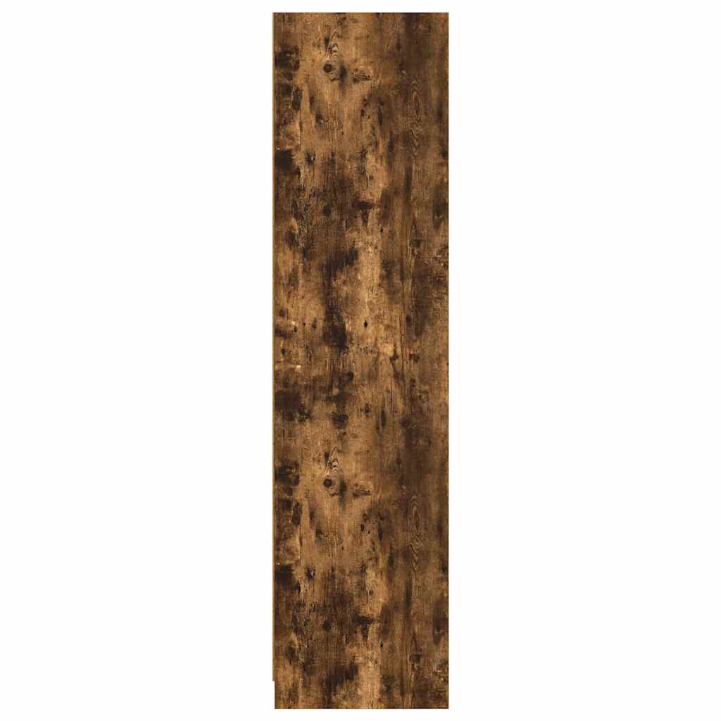 Wardrobe with Drawers Smoked Oak 50 x 50 x 200 cm