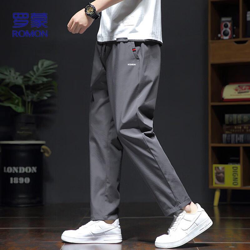 

Romon Men s Quick-Dry Straight-Leg Casual Pants 8XL