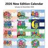 DIY Diamond Art Painting 2026 Desk Calendar Ornament, Monthly Planner