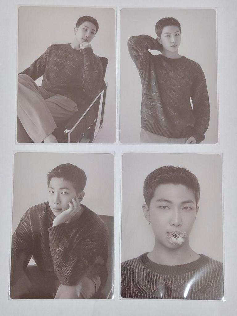 [USED] BTS MONOCHROME Mini Photo Cards J-hope, RM, Unit