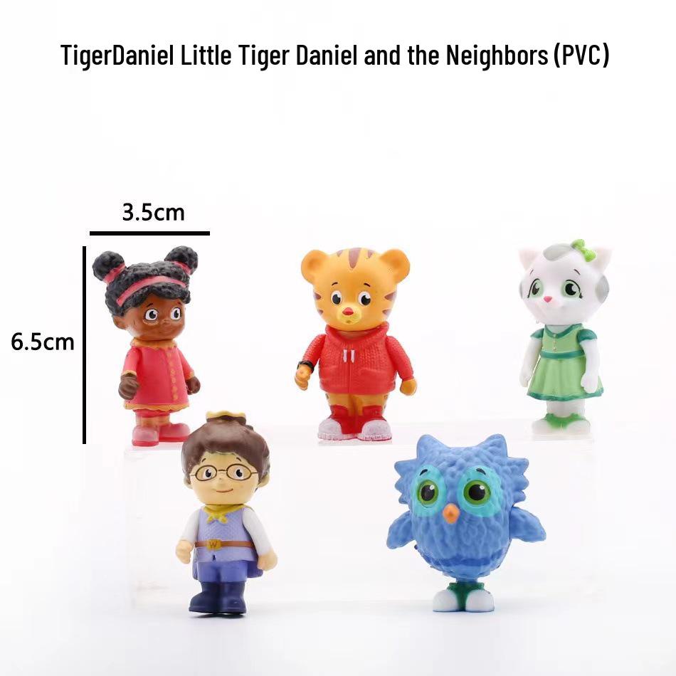 Tiger Daniel and Friends: 5-Piece Figure Set