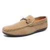 Mens Loafers Lightweight and Breathable Casual Shoes Mens Flat Driving Shoes Soft Sole Slip On Business Shoes Moccasins