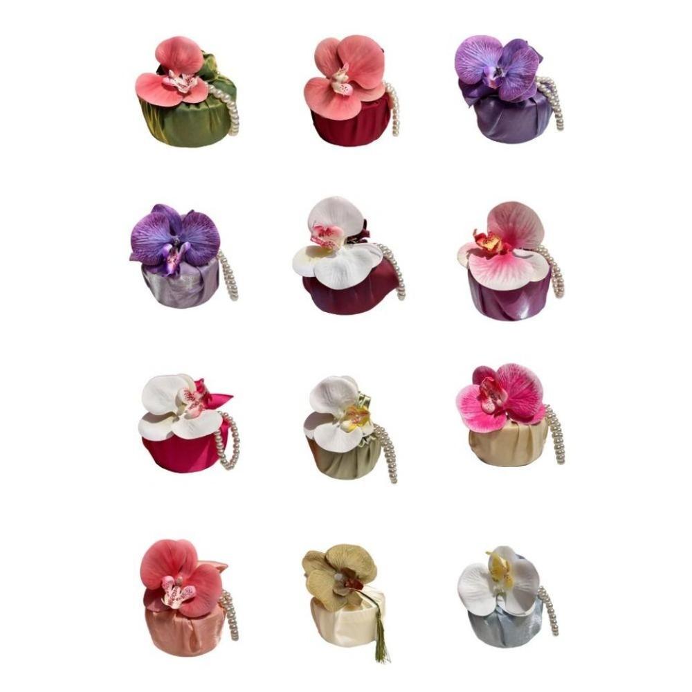 

Fashion Style Xitang Box Canvas Cloth Wrapping Box New Flower Knot Bag Outdoor