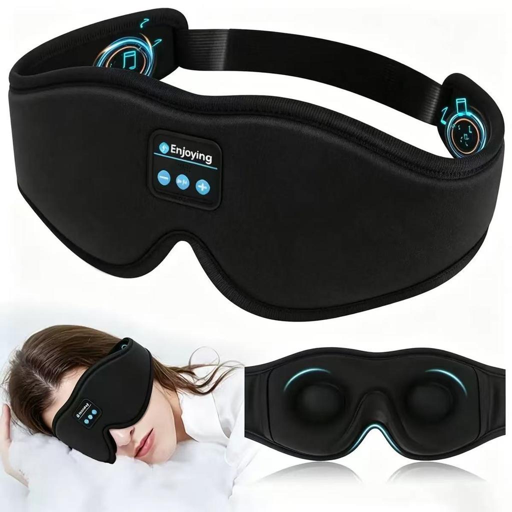 Bluetooth Sleep Mask - Enjoying - Ice Silk Fabric, Breathable, Cooling