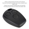 3 Button Car Remote Key Case for Cabalnot Logan Sandero Clio Fluence Vivalo Master