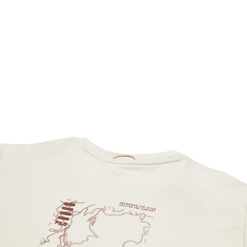 Fila Cycling Classic Logo Design Fashion Short Sleeve T-Shirt Women T-Shirts Light-Khaki A11W528108F-LK