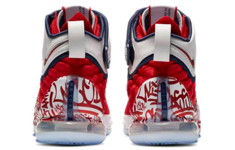 Nike LeBron 17 EP LeBron 4 Red Graffiti CT6052-600