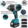 588VF 3/4 Inches 2100N.M Car Truck Repair Impact Driver Tool For 18V Battery High Torque Brushless Electric Impact Wrench