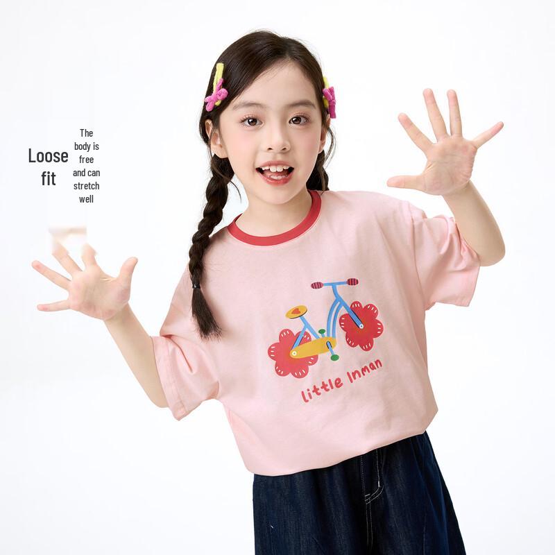 Girls' Pure Cotton Cartoon Long-Sleeve T-Shirt