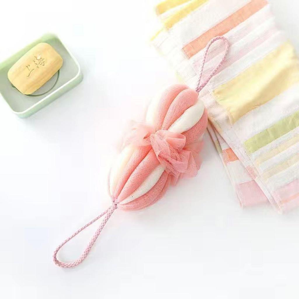 Cute Little Yellow Duck Soft Bristle Bath Brush for Adults & Kids - Long Handle Back Scrubber