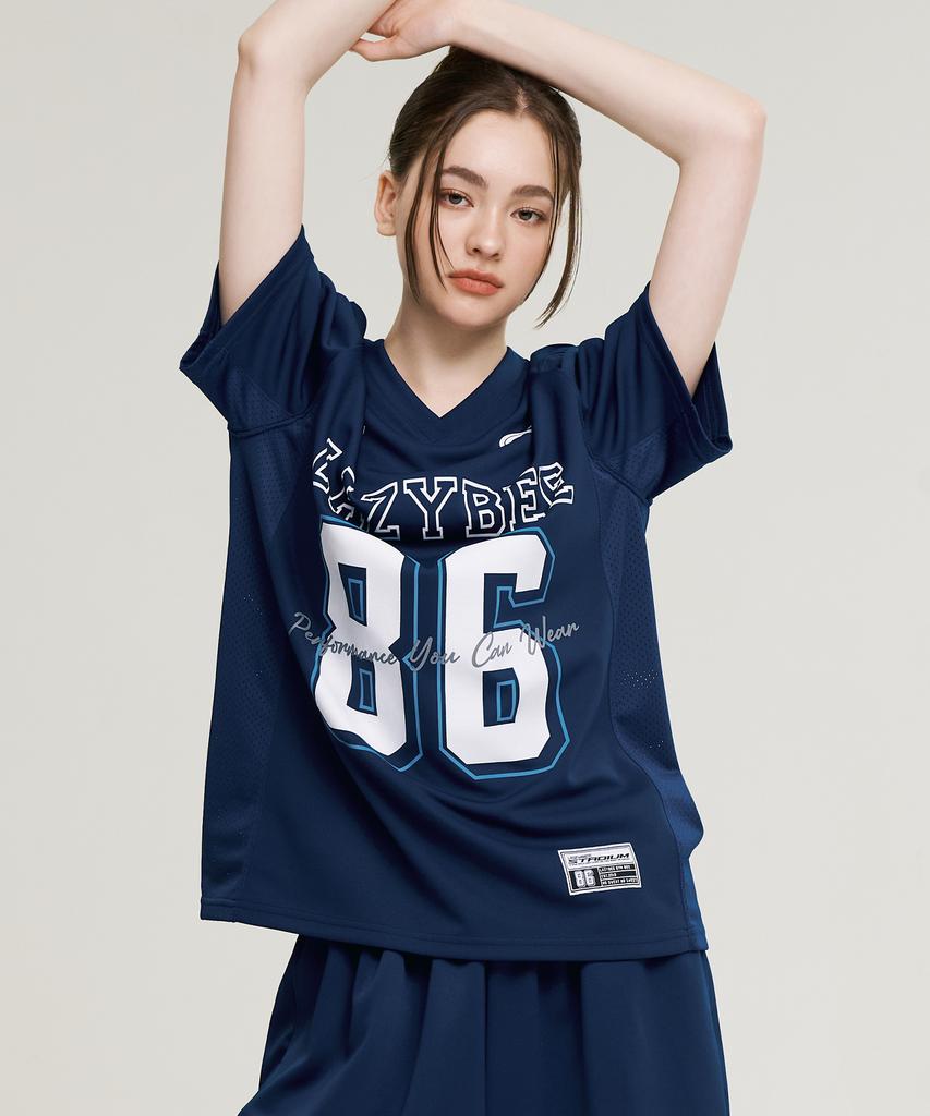 Leijibi Mixed Mesh Jersey Oversized Short Sleeve W (4 Colors)