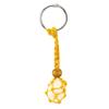 DIY Keychain Unfinished String Lanyard Keychain Crystal Stone Holder Cage Keyring Unique Jewelry Making Craft