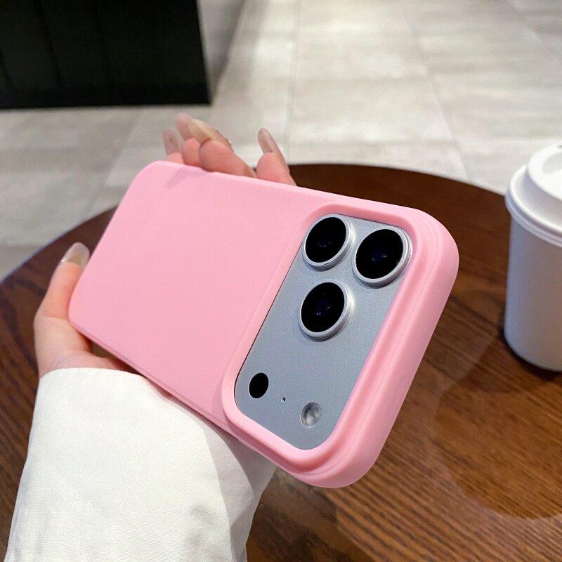 Multi-Color Orginal Liquid Silicone Anti-Drop Phone Case for IPhone 17 16 15 14 13 12 11 Pro Max Official Full Protection Cover