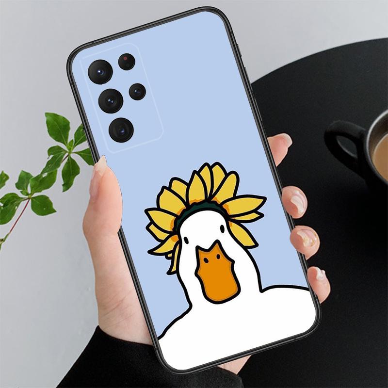 Enten Handyhülle für Samsung S24 S23 S22 S21 S20 Ultra S20 S22 S21 S10E S20 FE S24 Plus