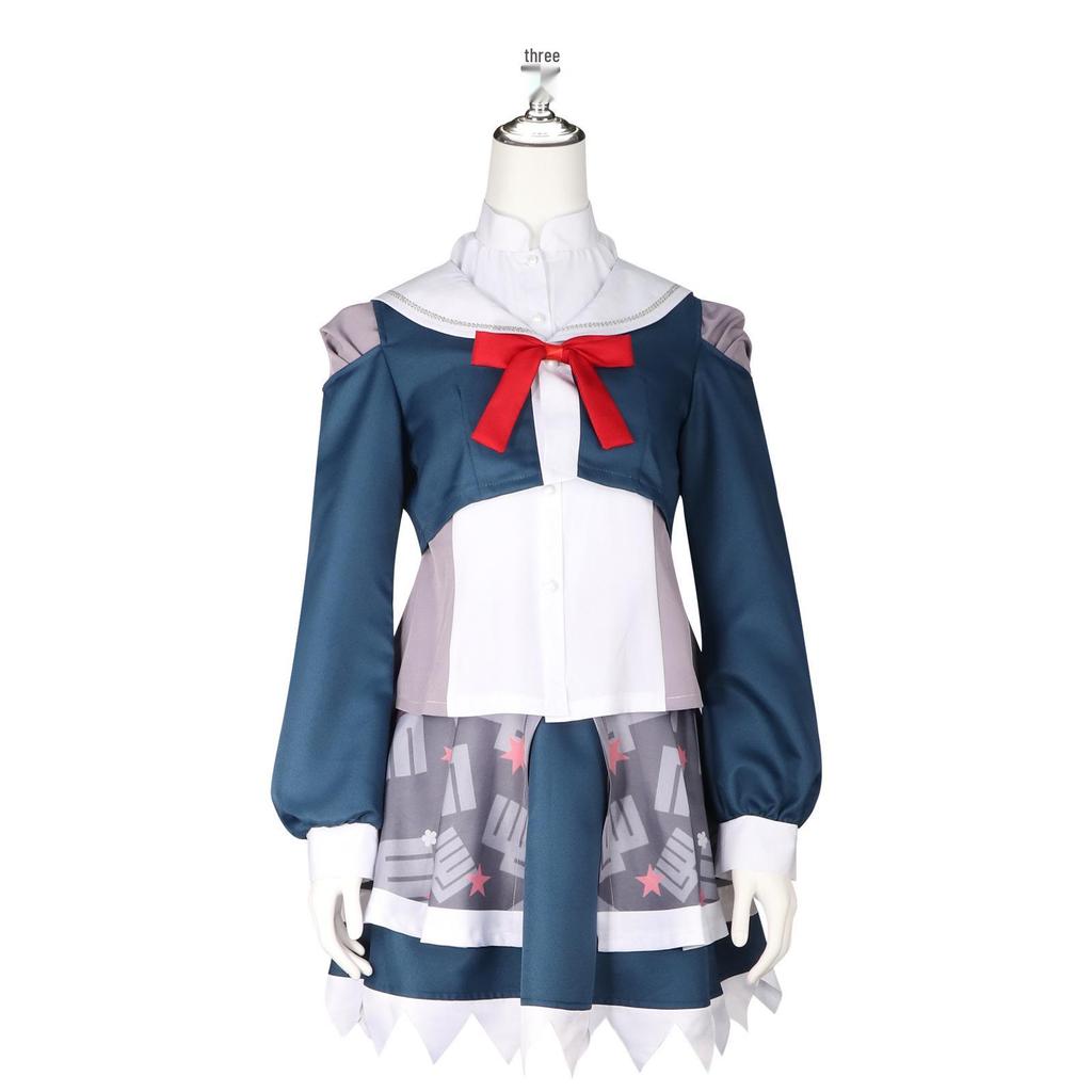 Amako Yoshino Reina Senren Banka Cosplay School Uniform Costume Set