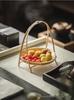Bamboo Woven Dessert and Pastry Display Plate