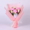 Hand-Knitted Rose Yarn Bouquet - Perfect Birthday or Festival Gift for Friends and Teachers