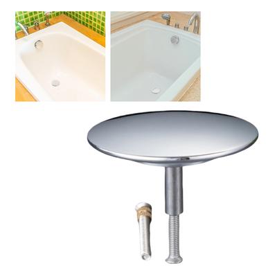 Messing Badewannen-Abflussstopfen mit Chrom-Finish und höhenverstellbarem Mechanismus für den Austausch von Badezimmerabflüssen