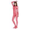 is a skinny diving Also nylon swimsuits with legs [AMORESY] shiny, full-body suit. available (rose, M).
