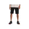 Under Armour Solid Color Fleece Drawstring Sports Shorts Men Shorts Black 1363932-001