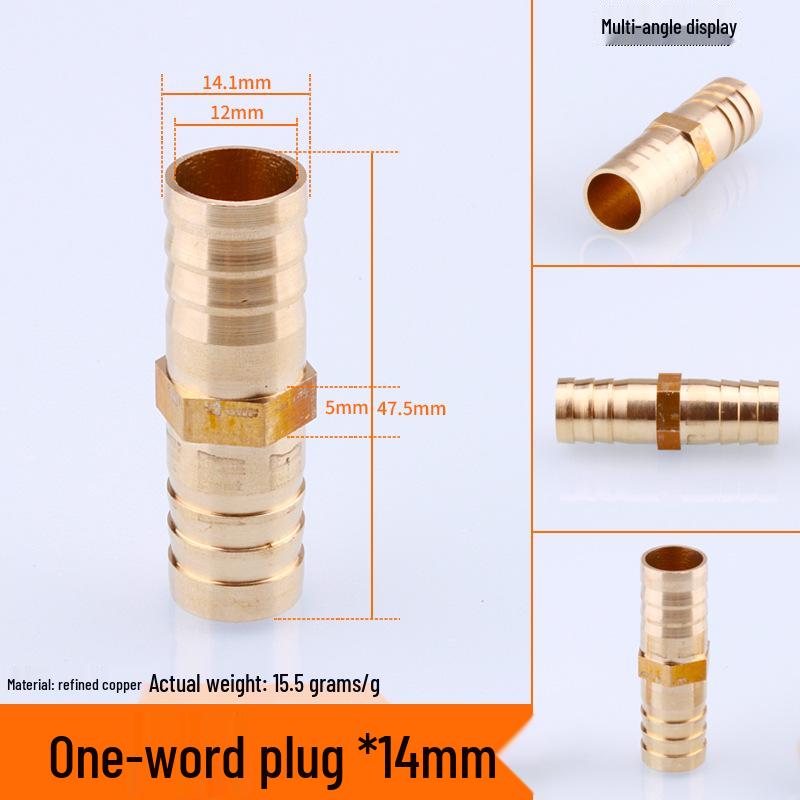 Miedziana Pagoda Trójnik Typu Y Dysza do Rury Gazu Ziemnego, Zielona Głowica, Dostępna w Rozmiarach 6/8/10/12.