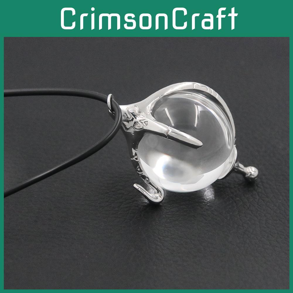Witch Pendant Necklace With Alloy Geometric Charm For Cosplay And Anime Fans