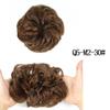MISS WIG Straight Donut Chignon Hairpieces Synthetic Ombre Elastic Chignon Fluffy Messy Scrunchies Hair Bun for Women