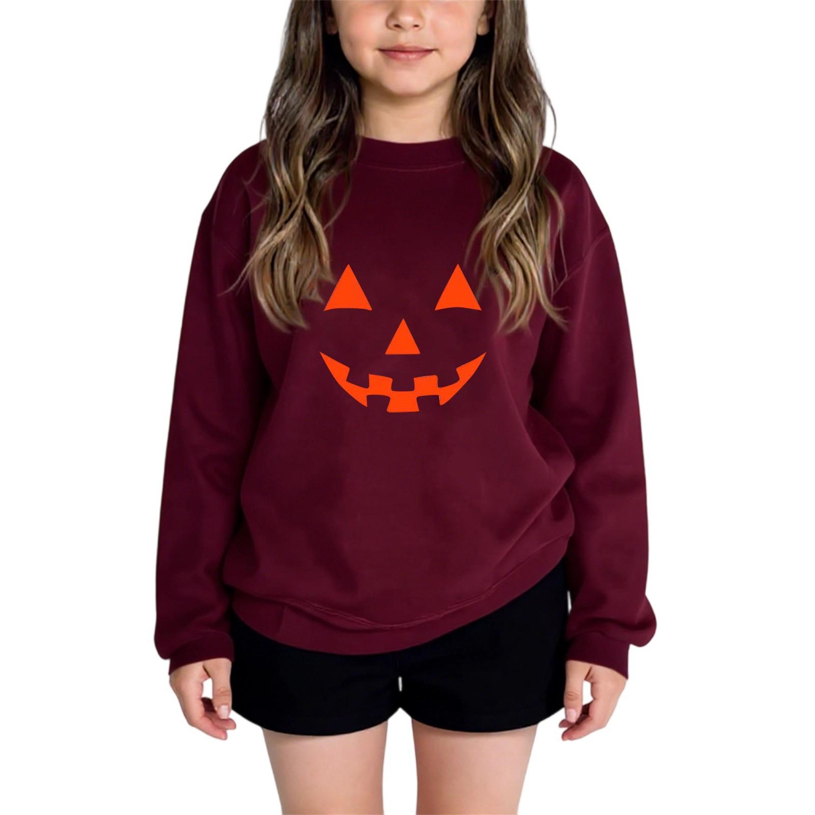 

Детские модные повседневные универсальные повседневные толстовки с круглым вырезом для мальчиков и девочек, повседневные лоскутные топы с длинными рукавами, свитшоты 150 винный