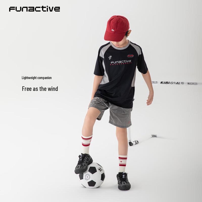 

FUN ACTIVE Girls Sporty Letter Short Sleeve T-Shirt 120