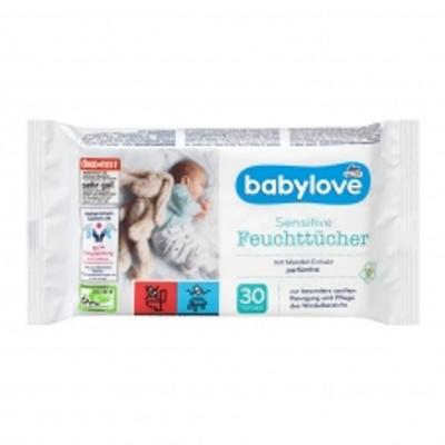 Baby Love Citlivé vlhčené utierky (Balenie 30)
