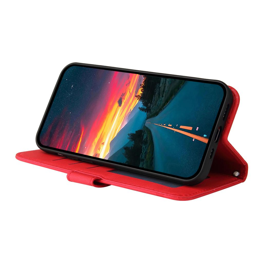 For Honor X8c 4G Leather Wallet Cases Skin Touch Phone Cover Stand with Strap