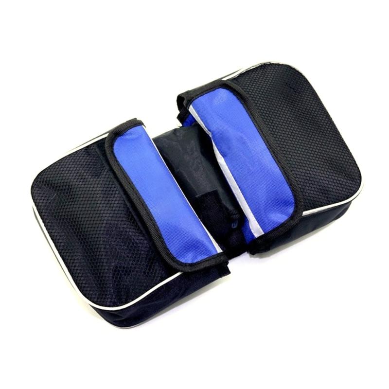3-in-1 Bike Frame Bag Bicycle Top Tube Bag Mountain Bike Double Side Bag Portable Bicycle Handlebar Bag Bike Accessories